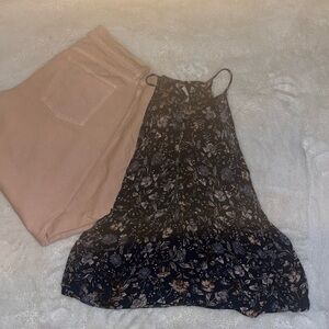 Medium Floral American Eagle Top